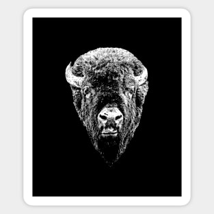 Bison head Sticker